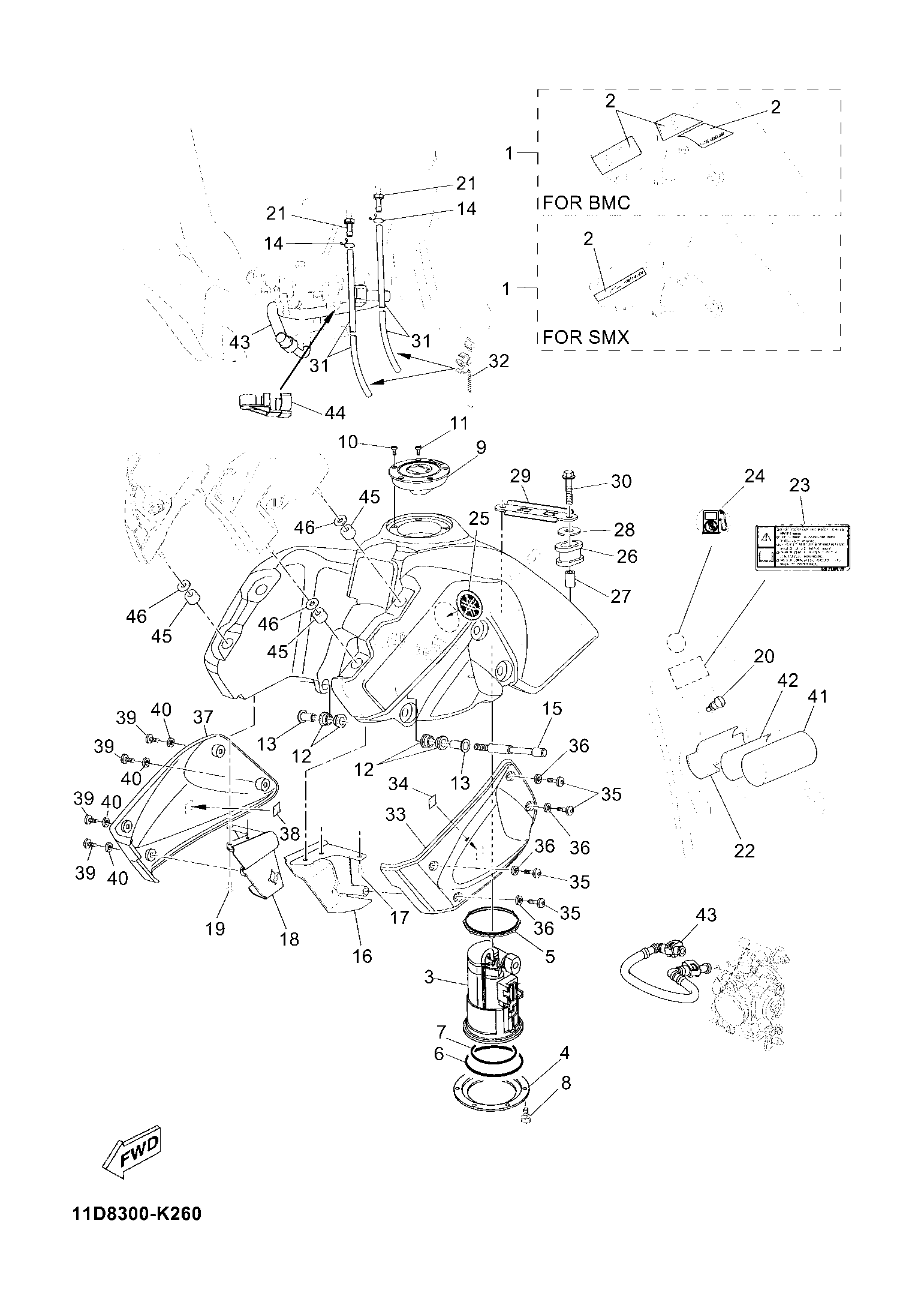 Billede til varegruppe GASOLINE TANK