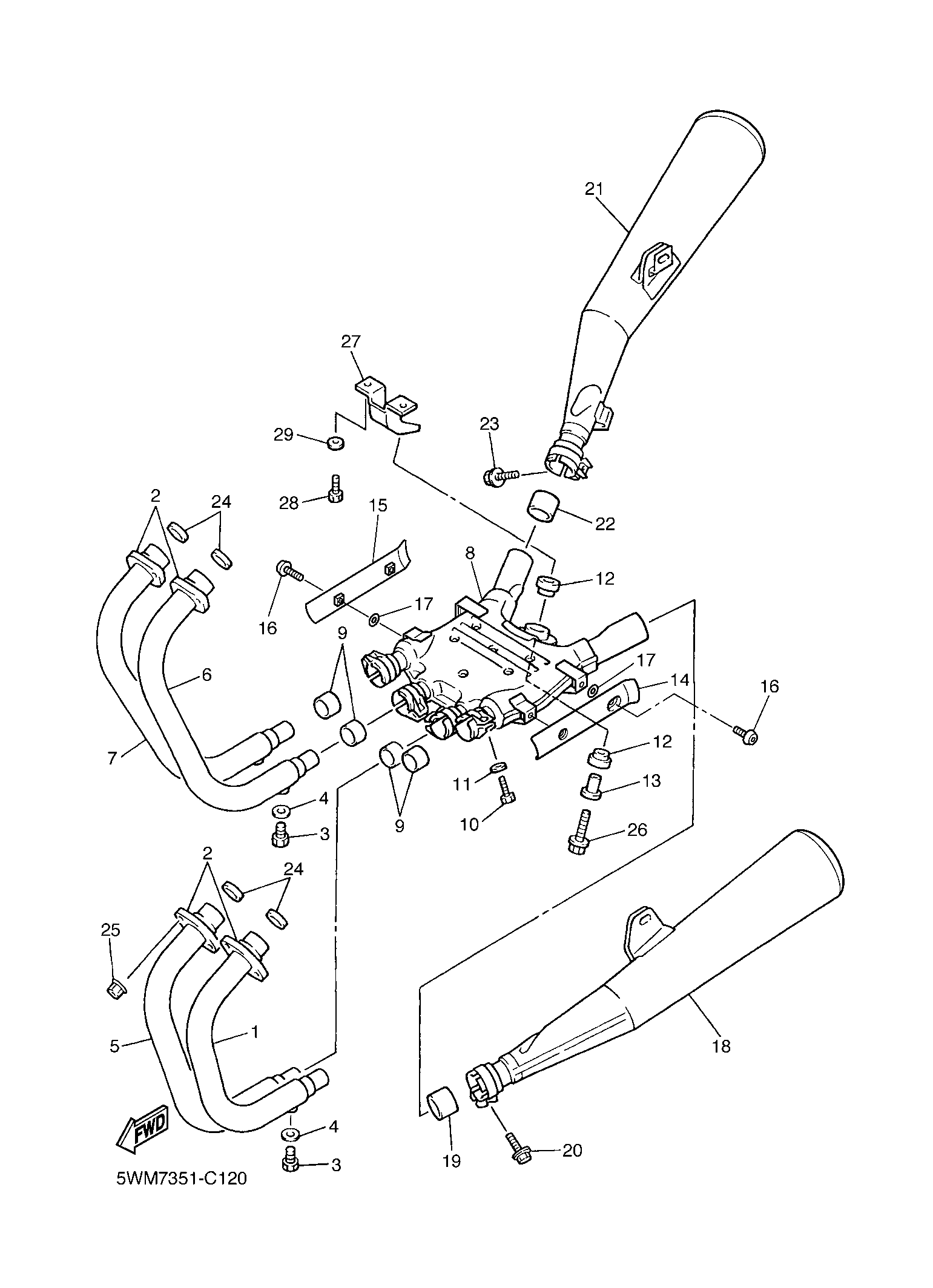 Bild für Kategorie EXHAUST SYSTEM