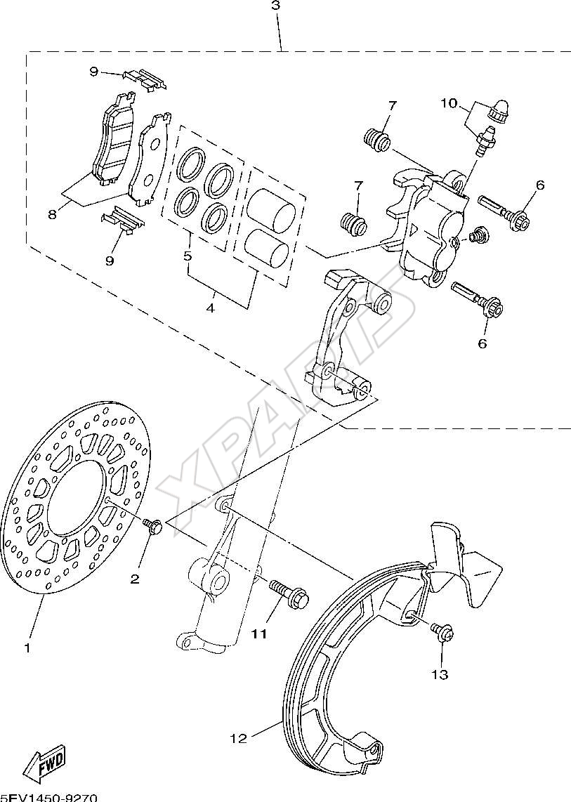 Billede til varegruppe TOMEN FRONT BRAKES