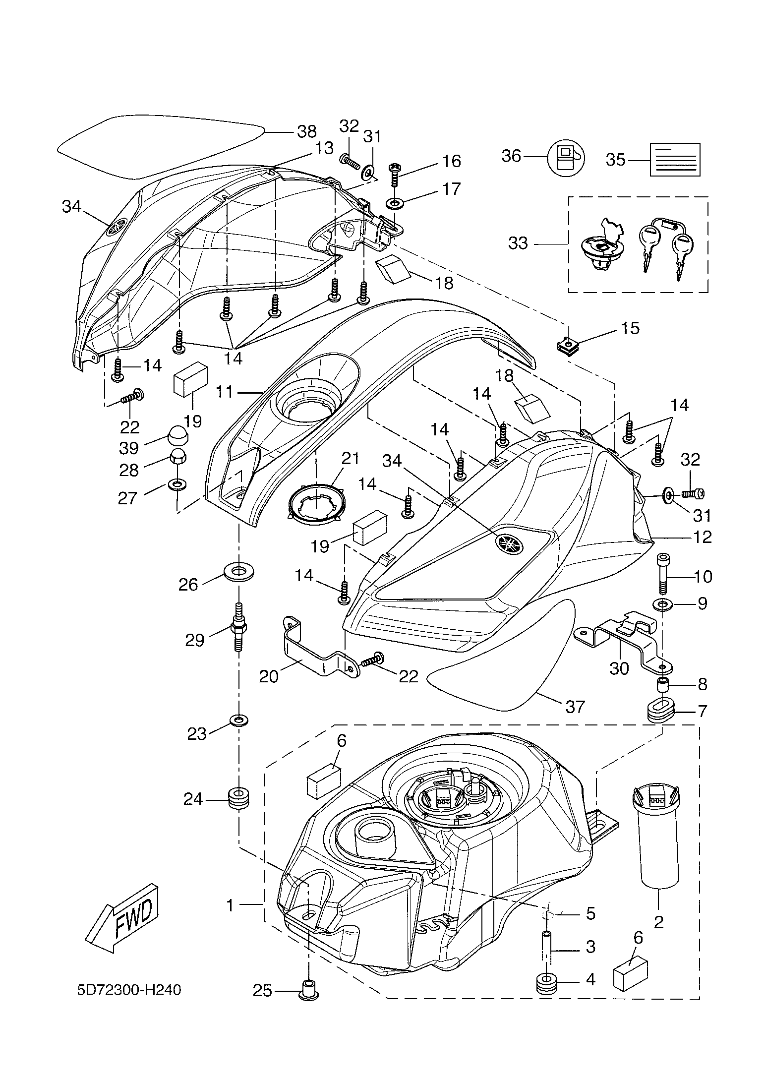 Billede til varegruppe GASOLINE TANK