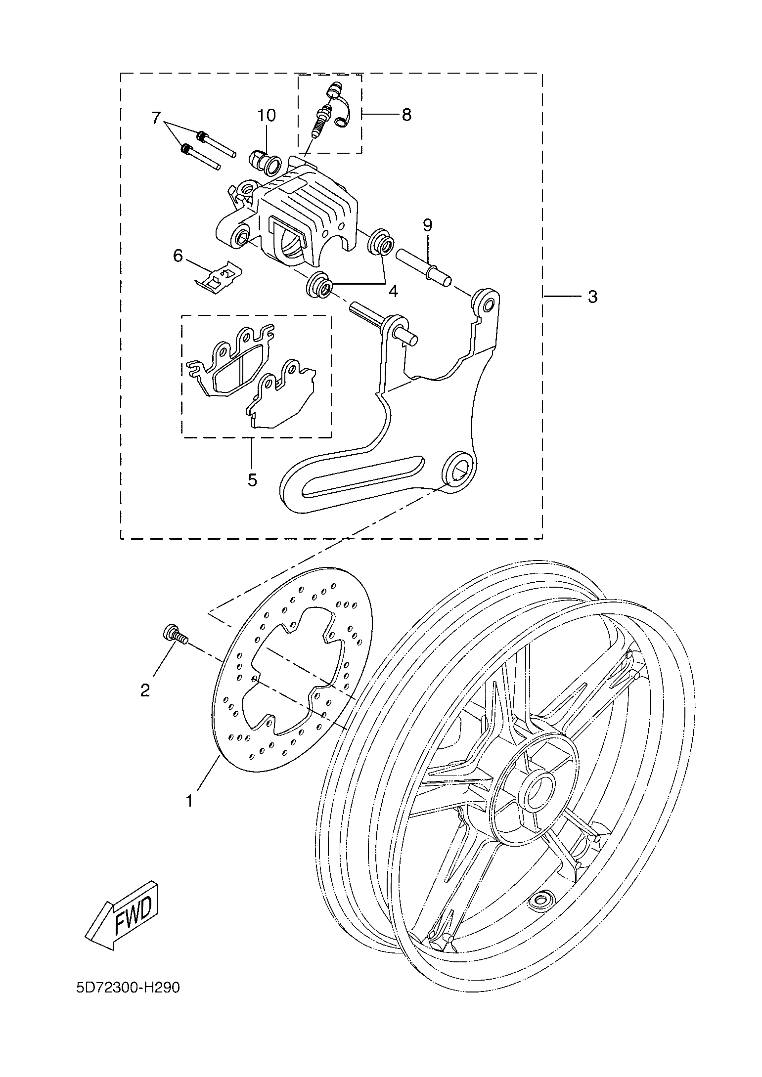 Billede til varegruppe TOMEN REAR BRAKES