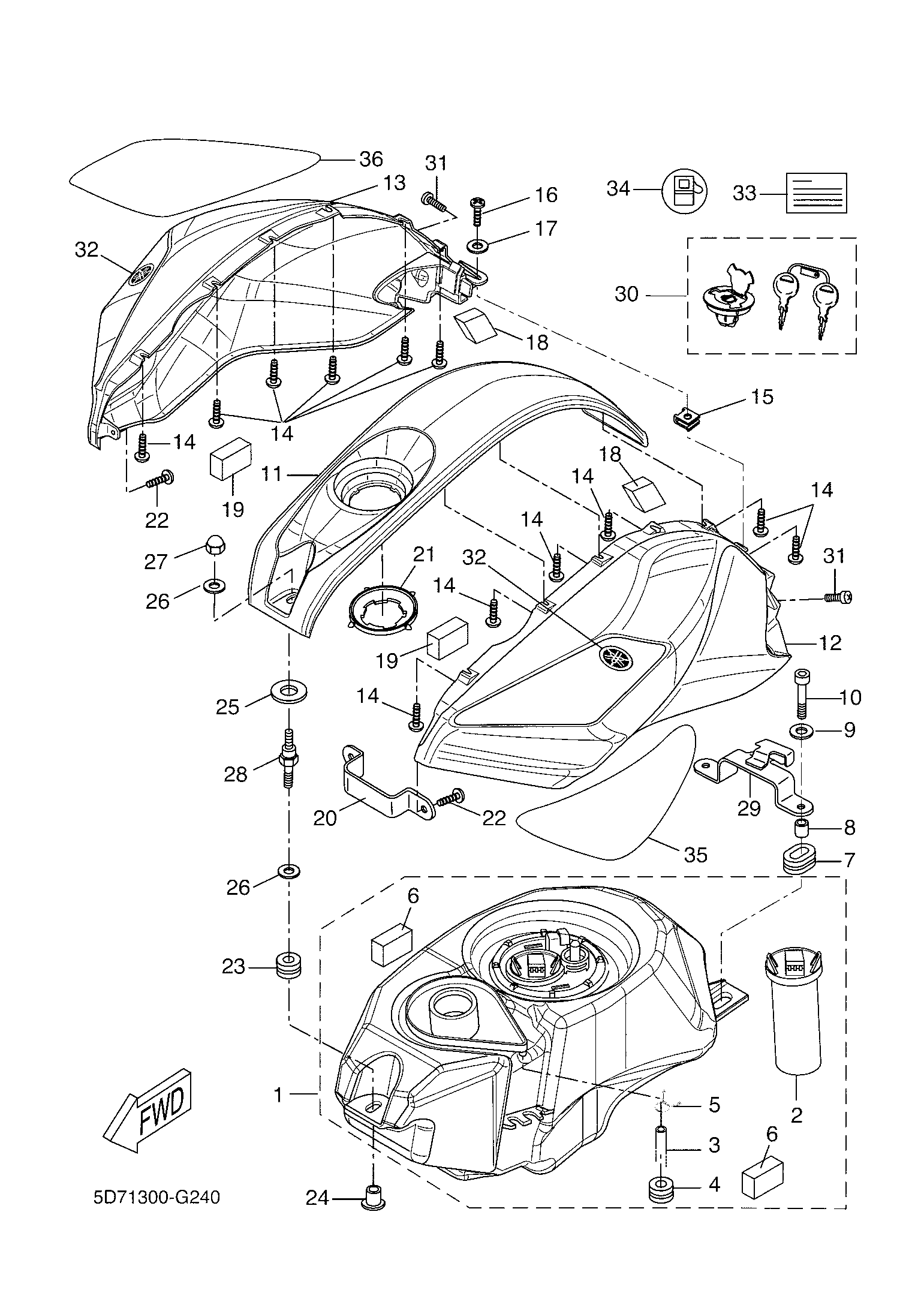 Billede til varegruppe GASOLINE TANK