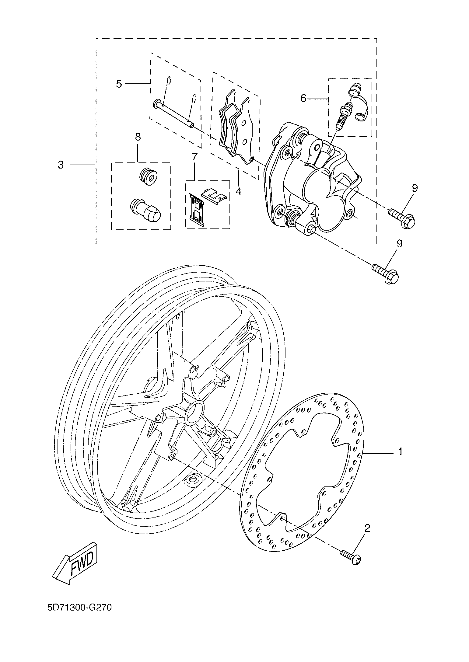 Billede til varegruppe TOMEN FRONT BRAKES