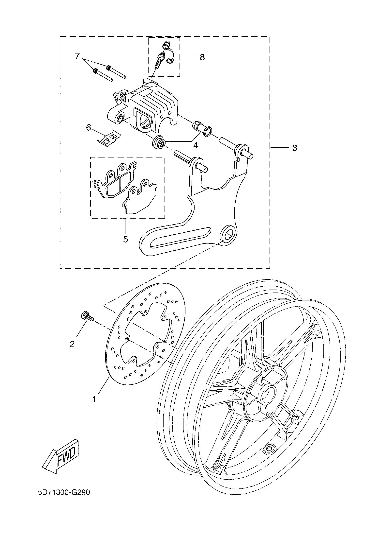 Billede til varegruppe TOMEN REAR BRAKES