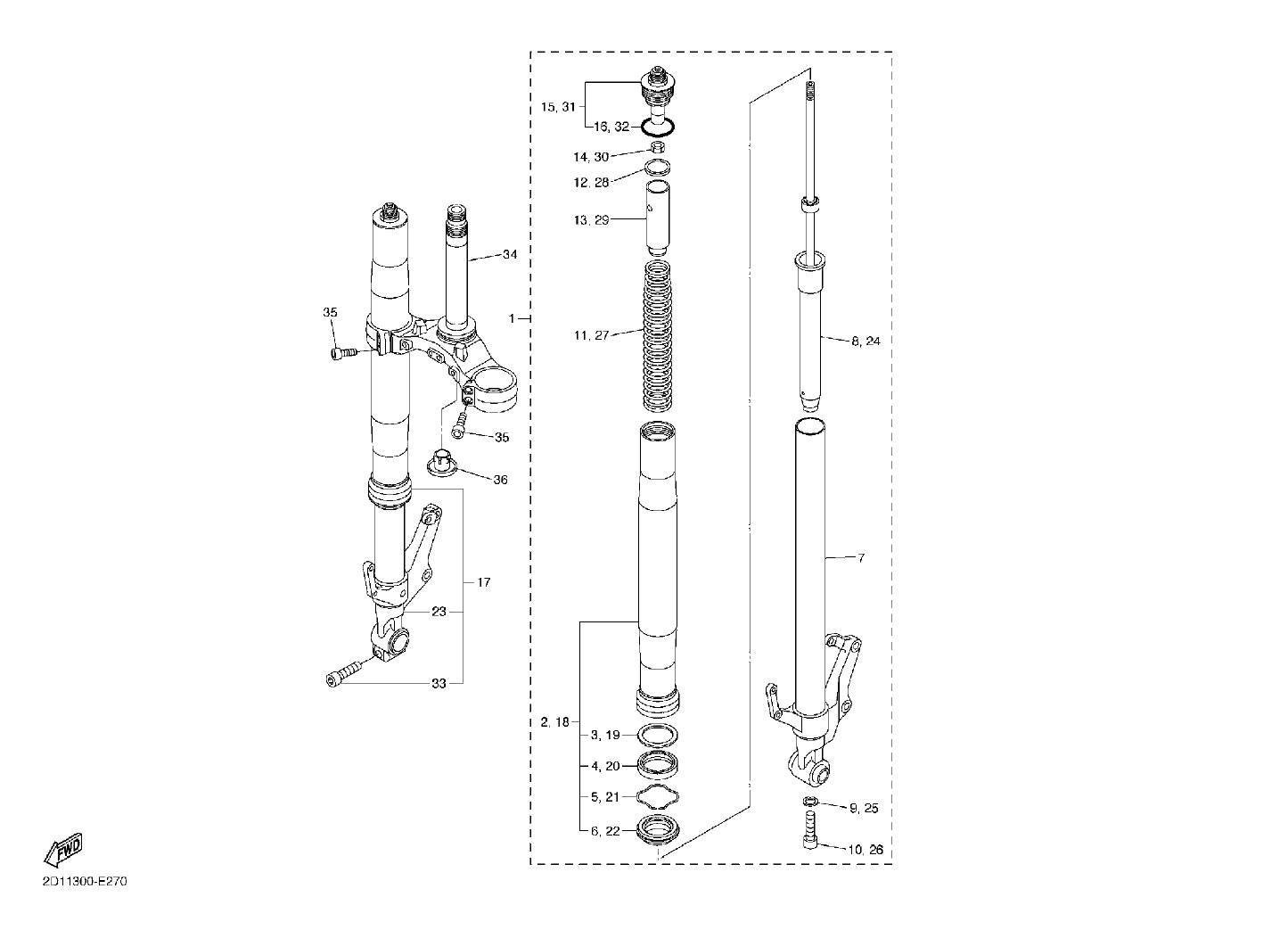 Billede til varegruppe FRONT FORK