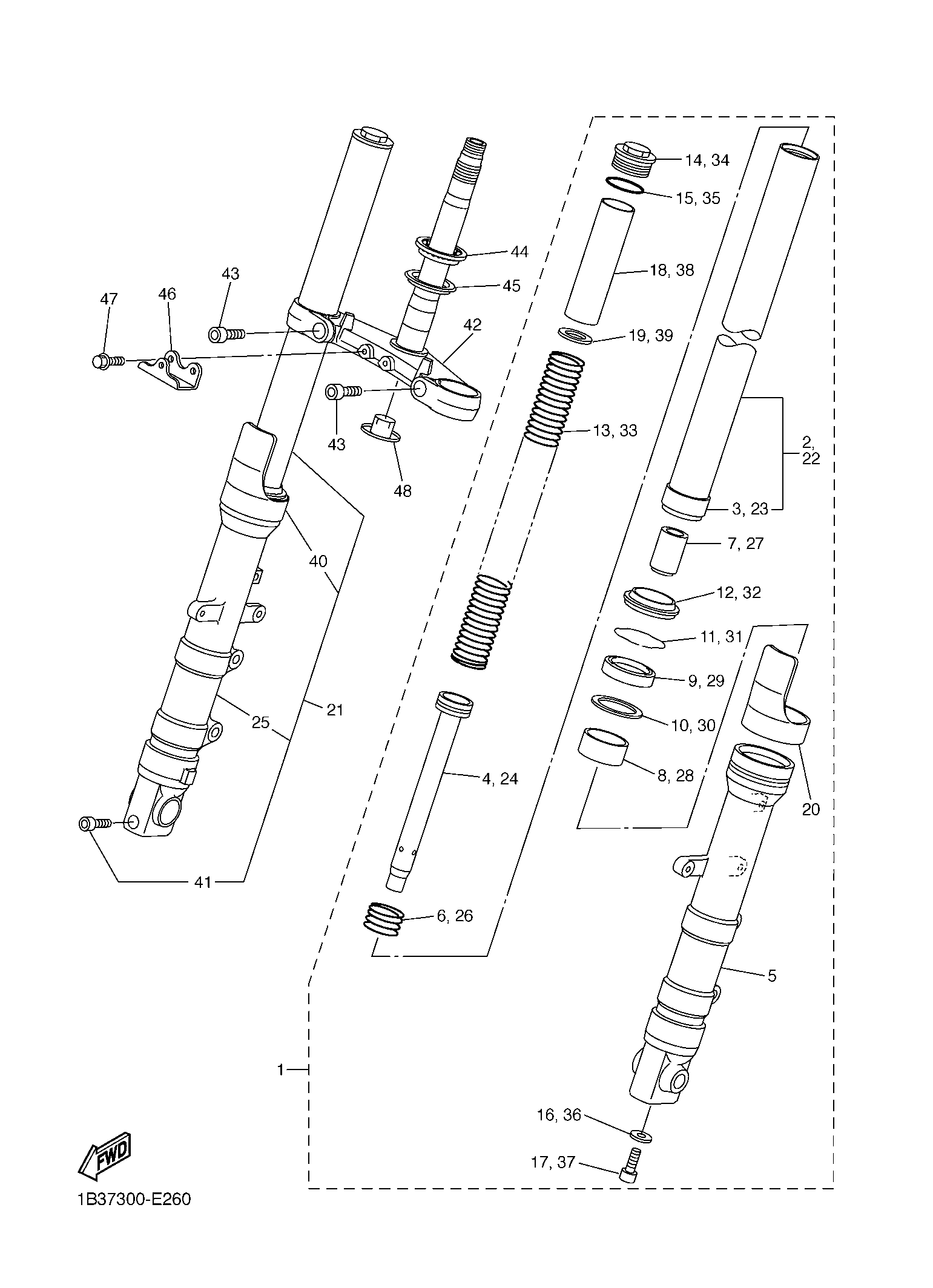Bild für Kategorie FRONT FORK