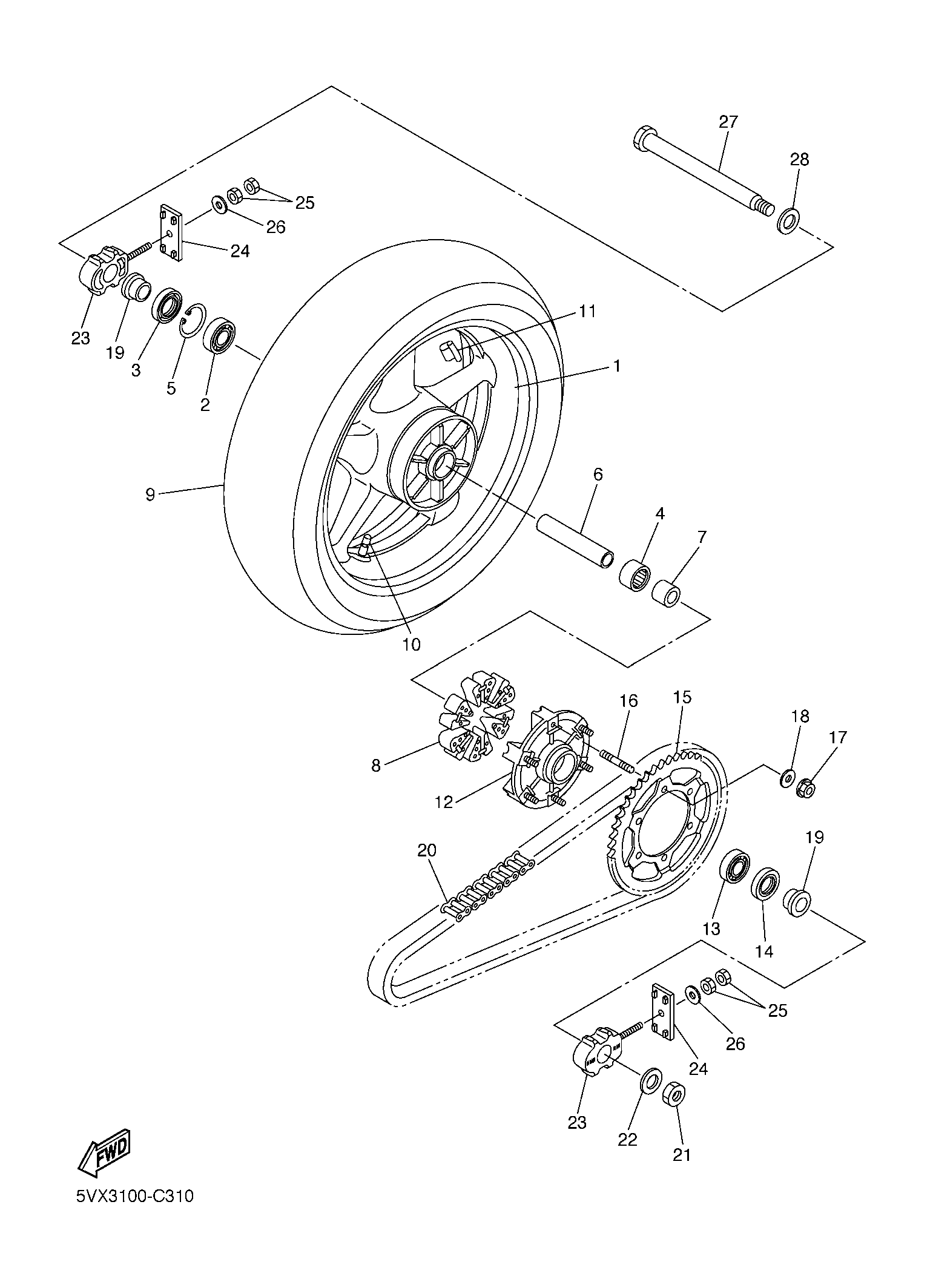 Bild für Kategorie REAR WHEELS