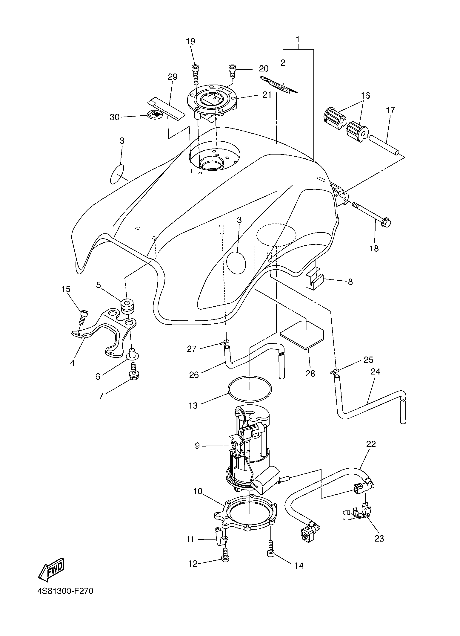 Billede til varegruppe GASOLINE TANK