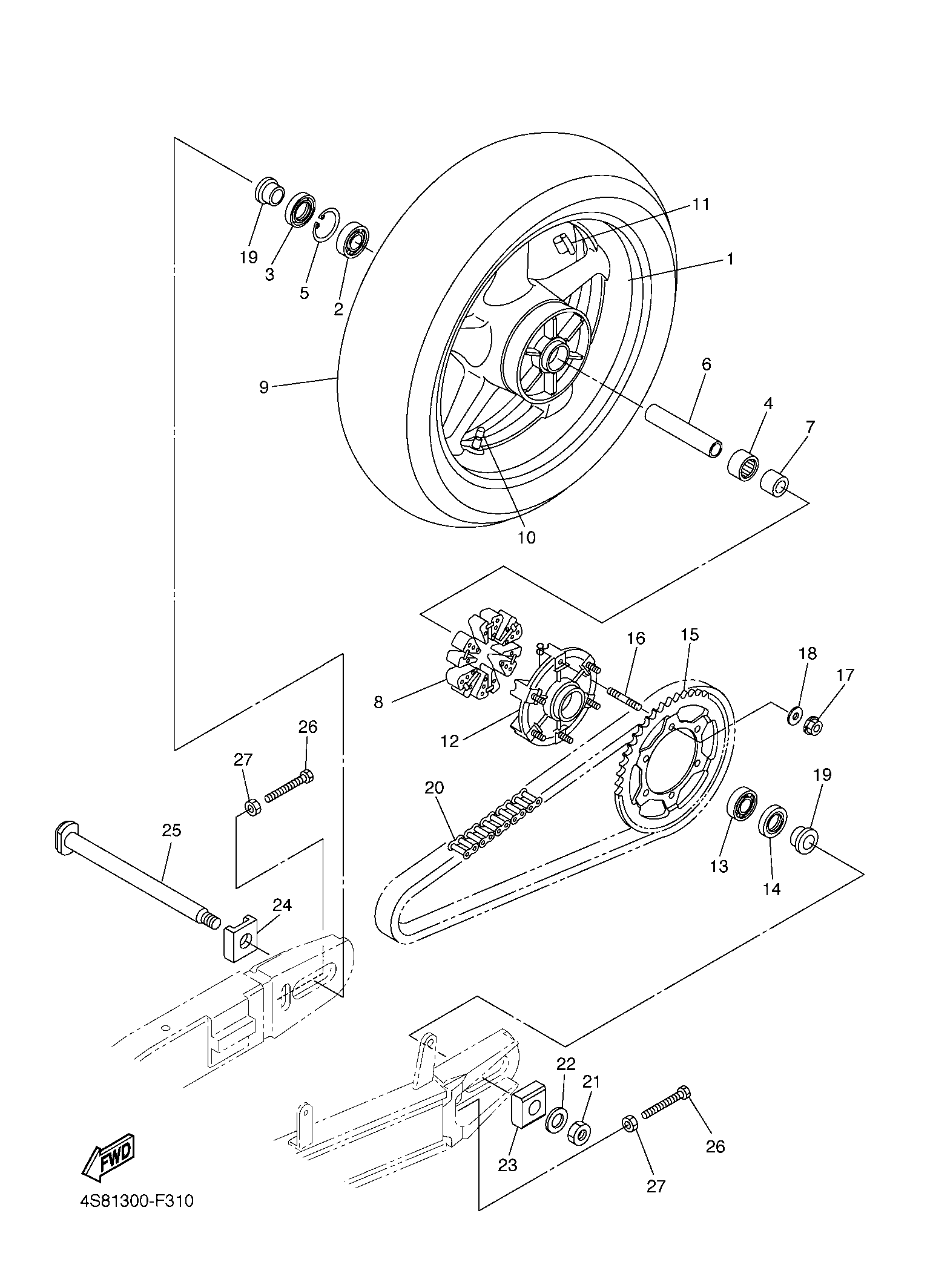 Billede til varegruppe REAR WHEELS
