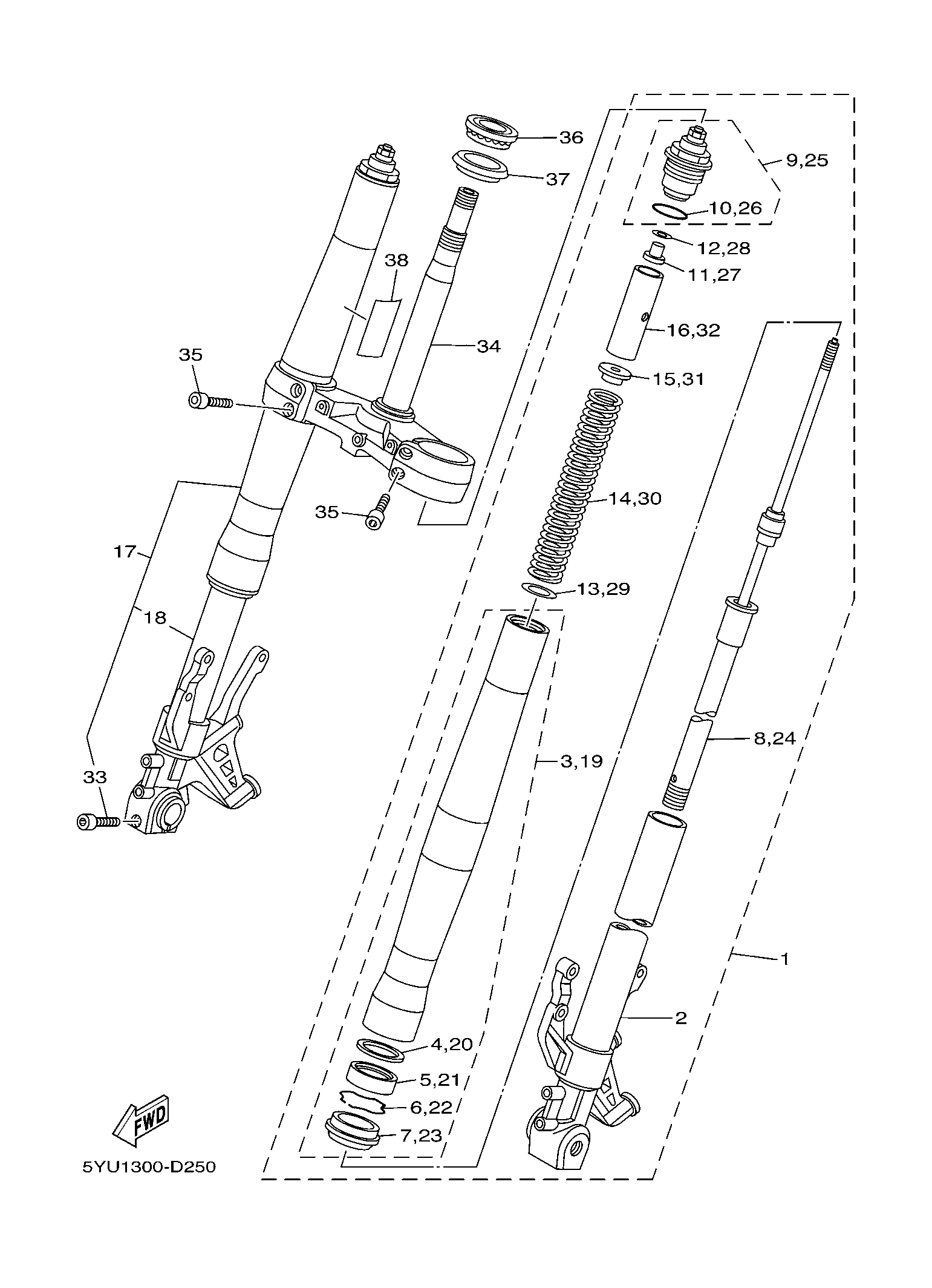 Picture for category FRONT FORK