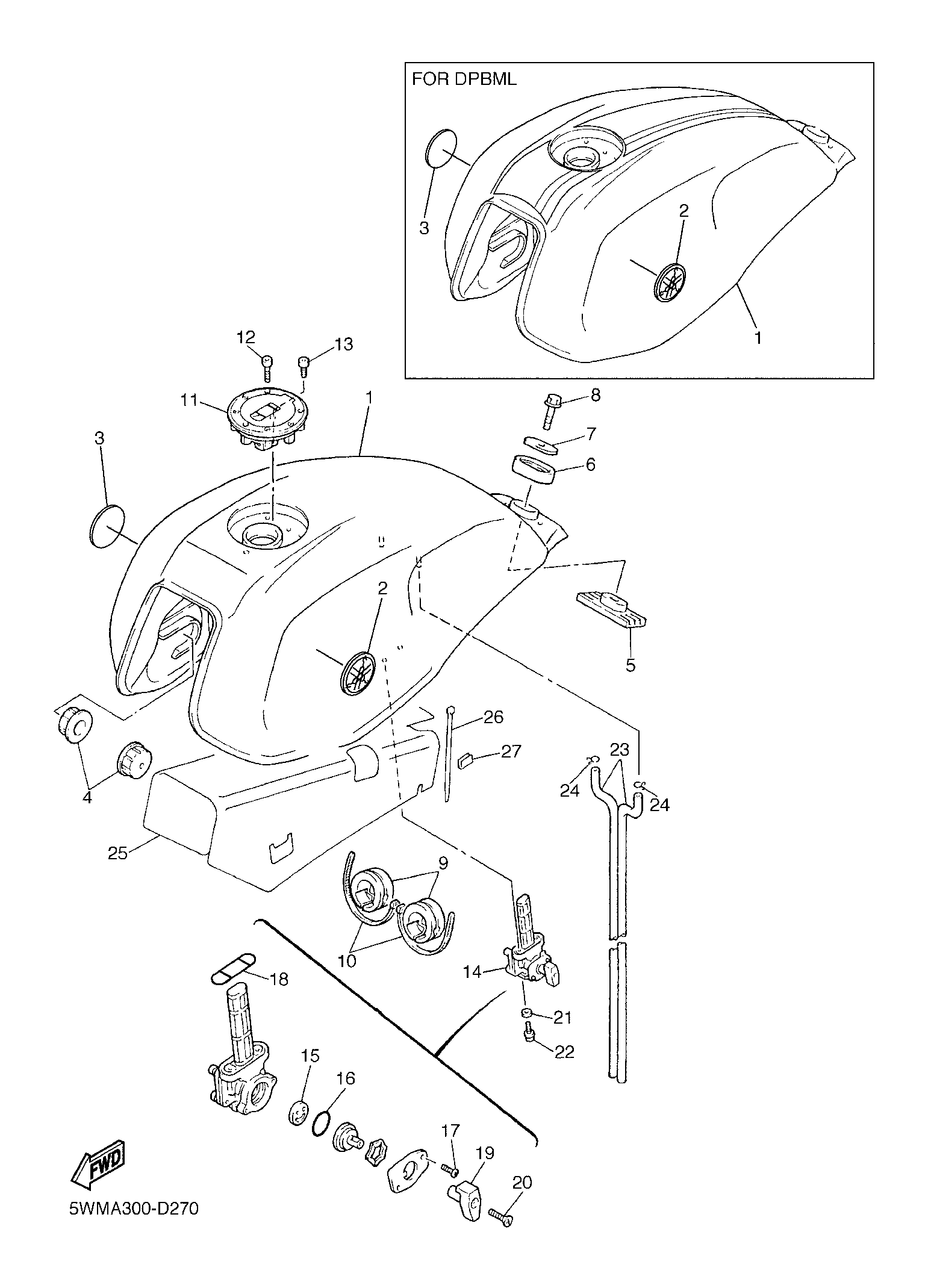 Billede til varegruppe GASOLINE TANK