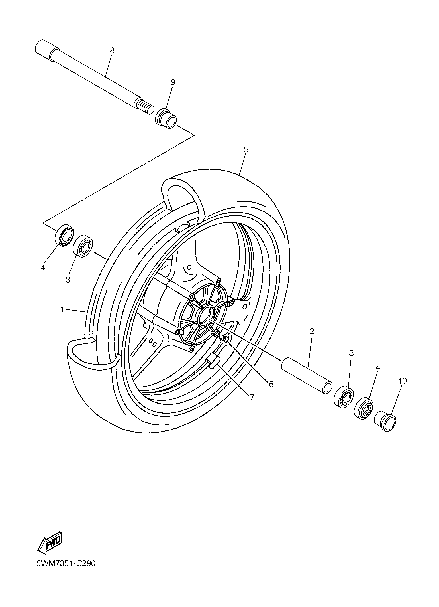Billede til varegruppe FRONT WHEEL