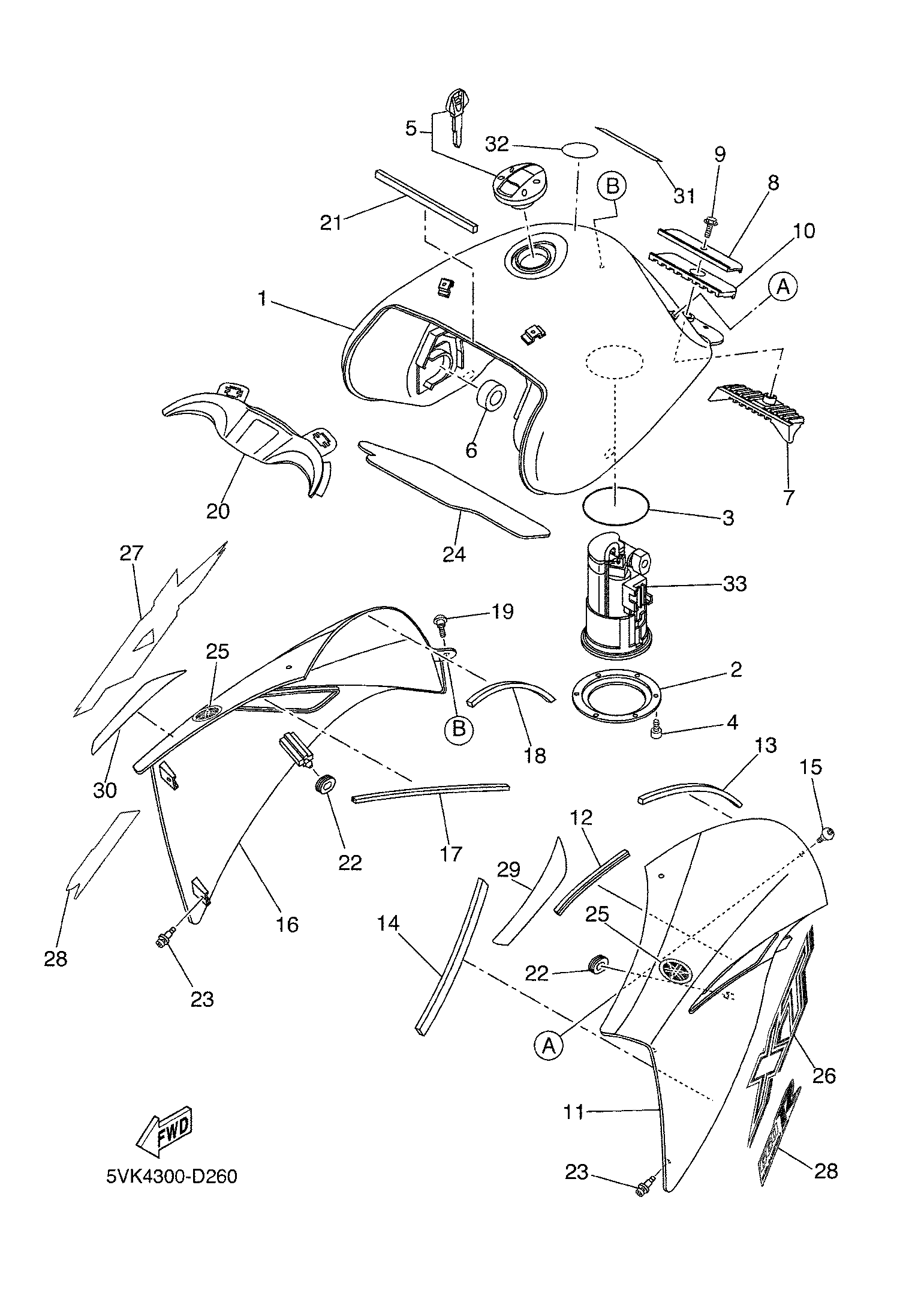 Billede til varegruppe GASOLINE TANK