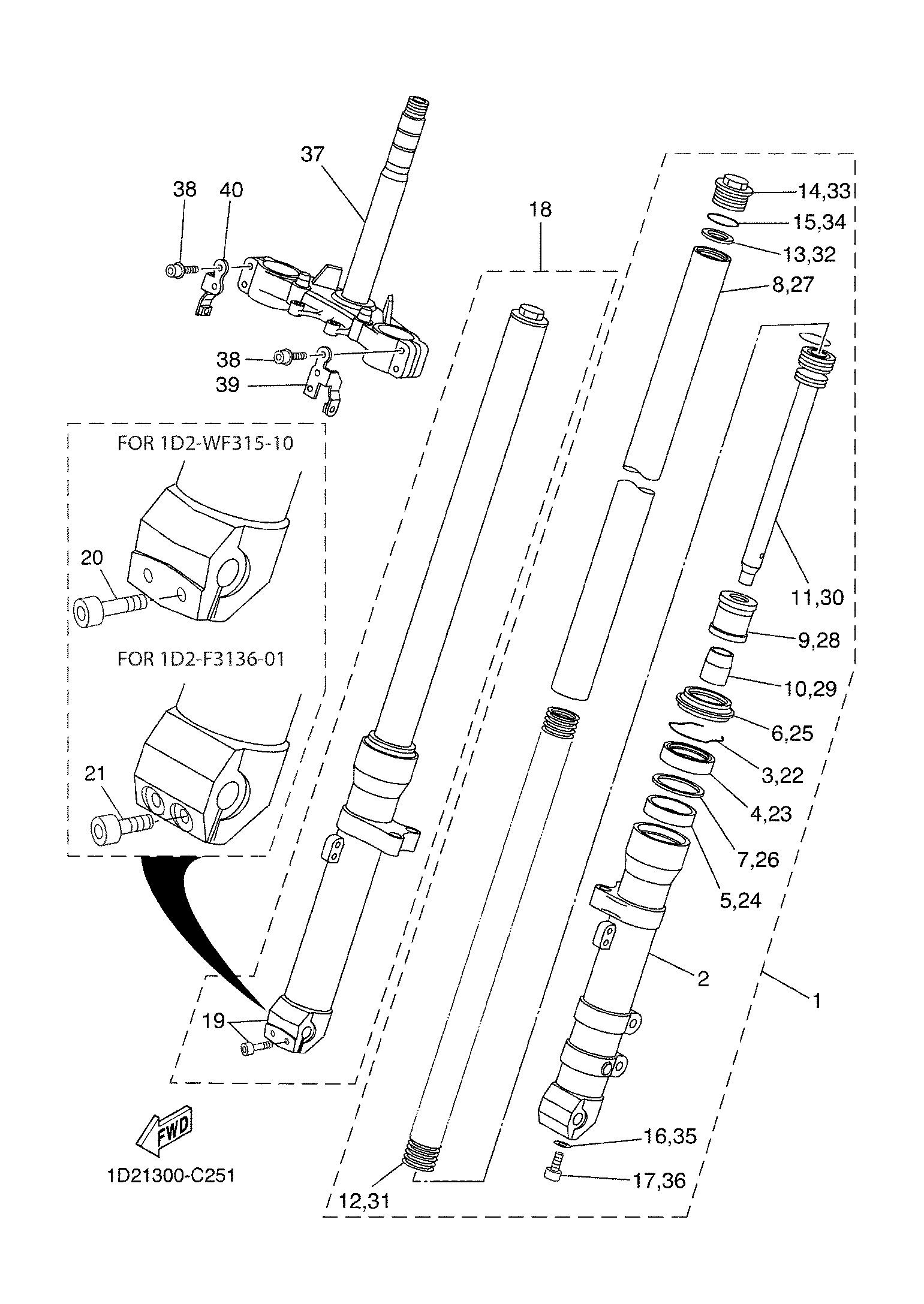 Picture for category FRONT FORK