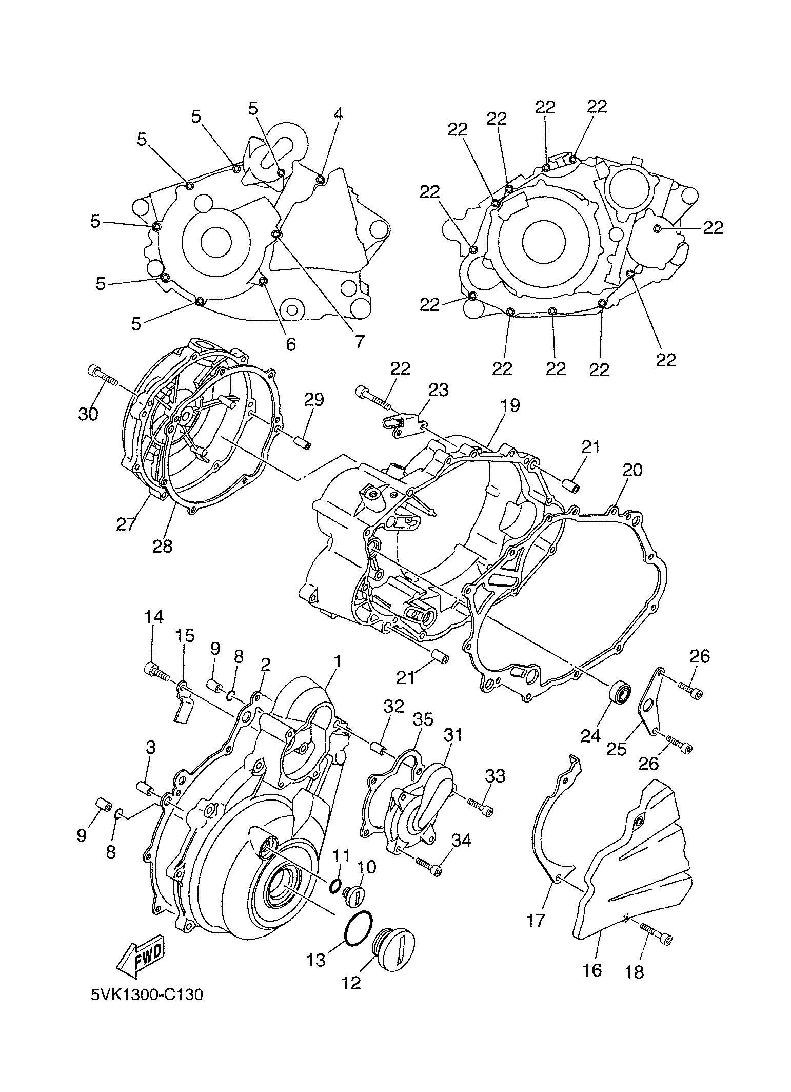 Picture for category COVER CRANKCASE 1