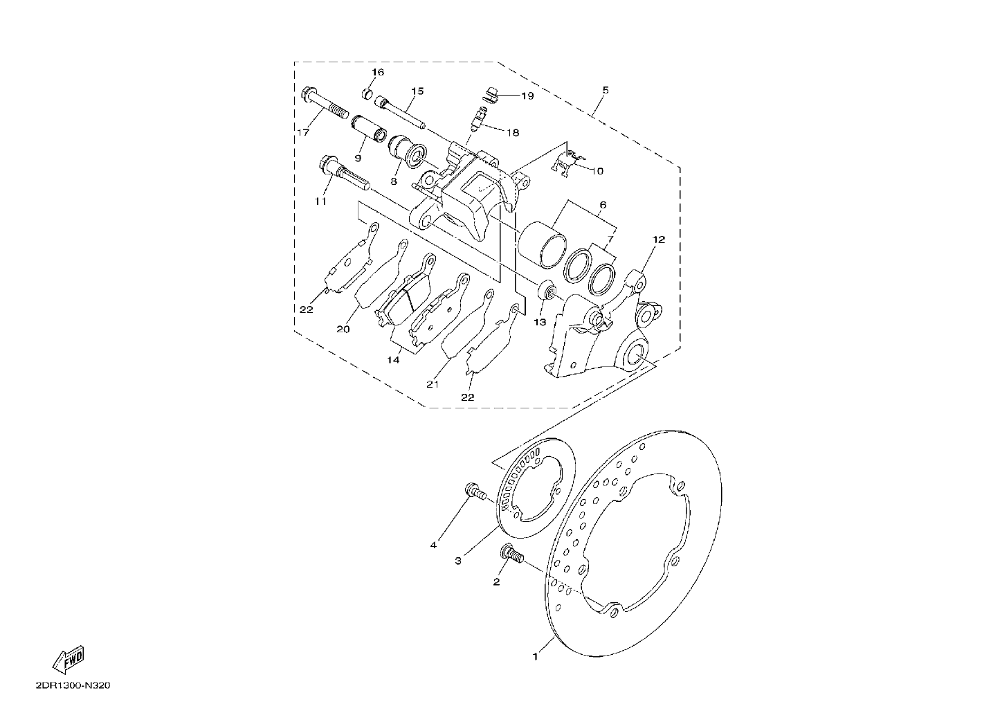 Billede til varegruppe TOMEN REAR BRAKES