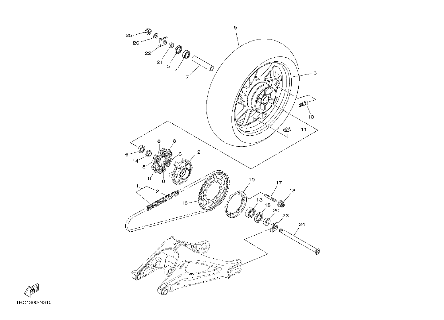 Billede til varegruppe REAR WHEELS