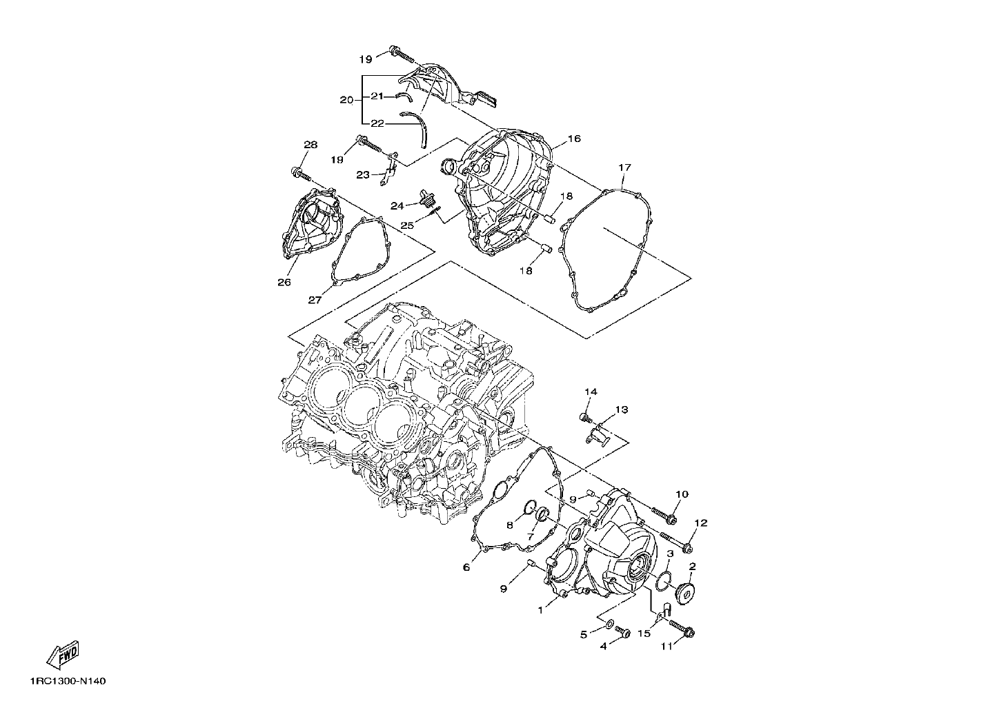 Billede til varegruppe COVER CRANKCASE 1