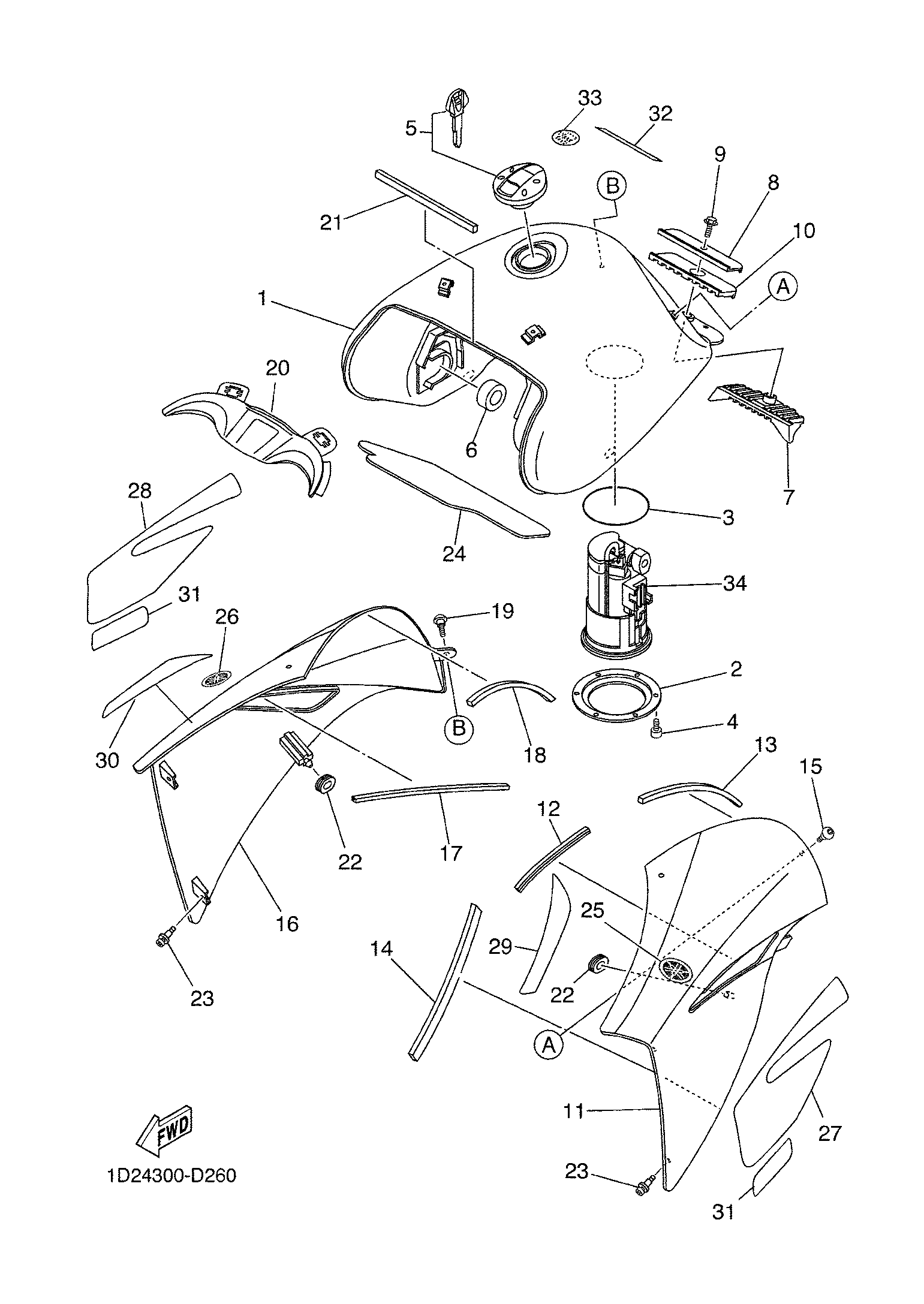 Billede til varegruppe GASOLINE TANK