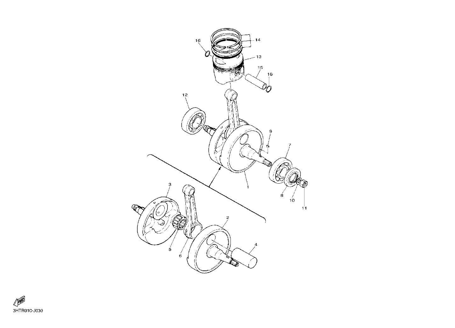 Bild für Kategorie CRANK THE SHAFT - PISTON (Y)