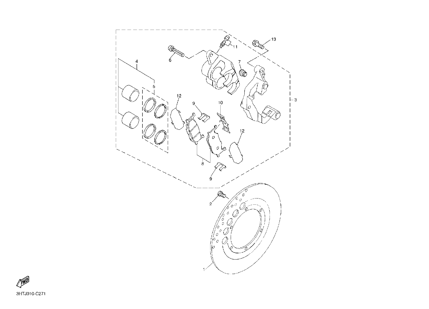 Bild für Kategorie TOMEN FRONT BRAKES