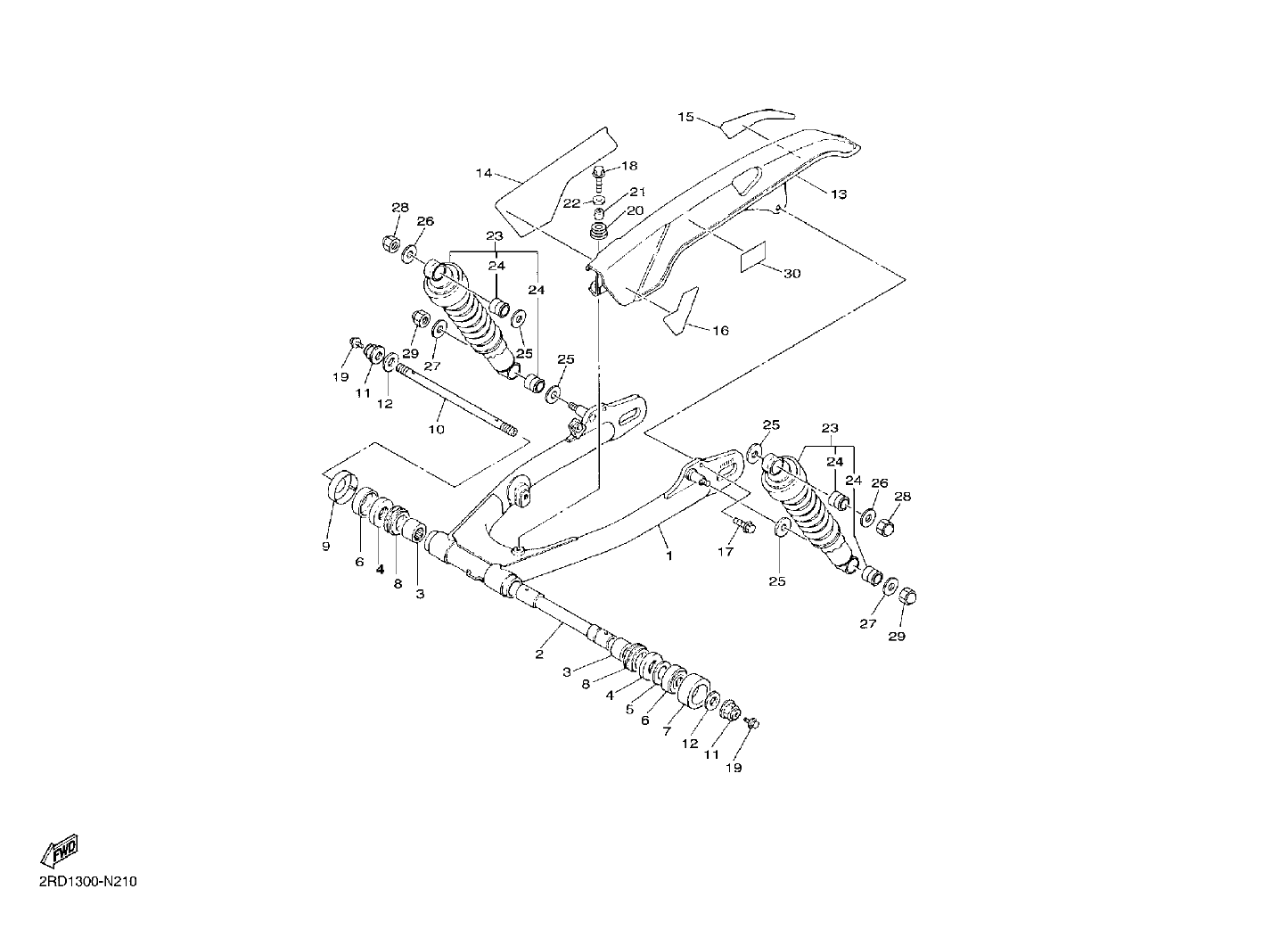 Bild für Kategorie REAR SWINGARM