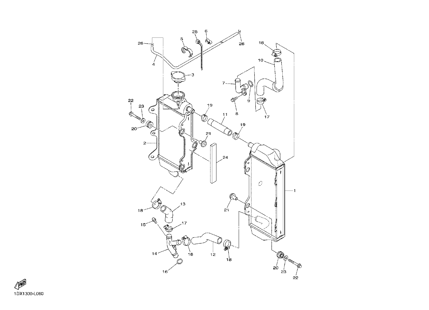 Billede til varegruppe Radiator - HOSE