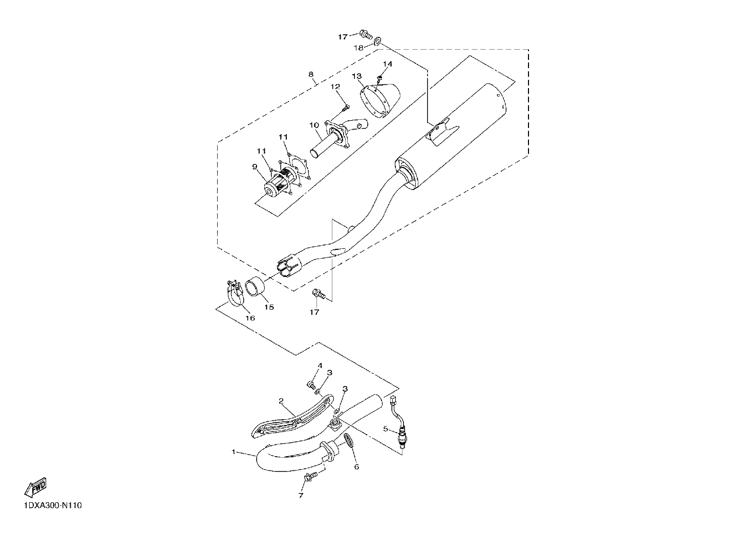 Billede til varegruppe EXHAUST SYSTEM