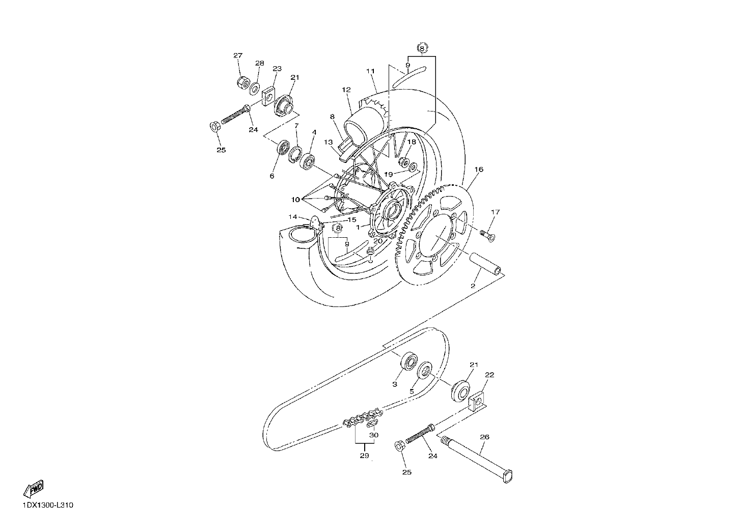 Billede til varegruppe REAR WHEELS