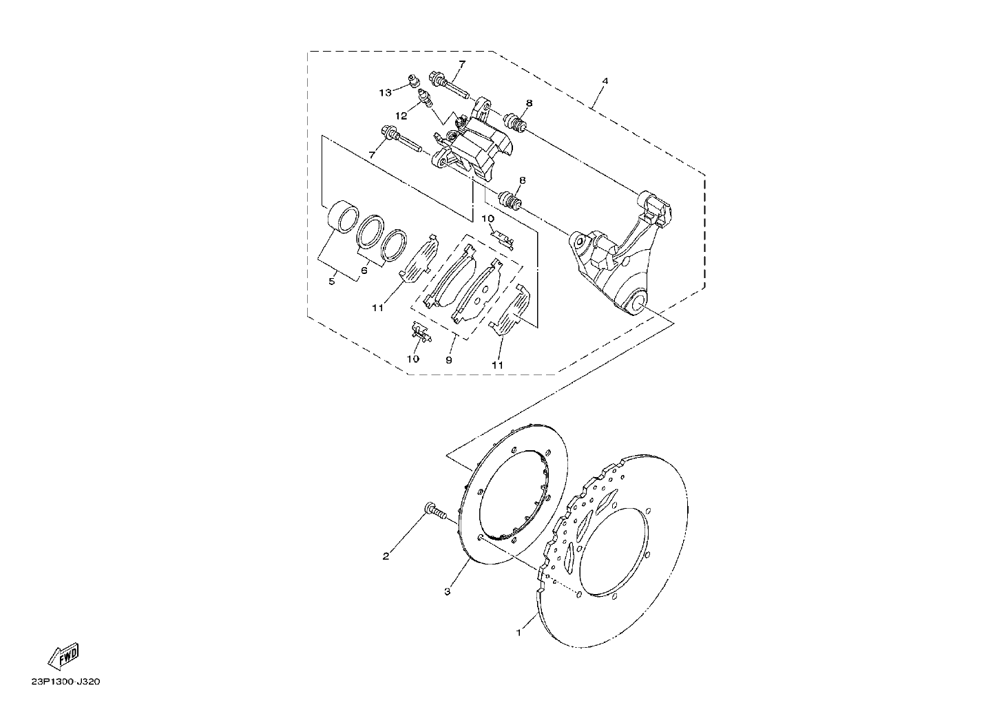 Billede til varegruppe TOMEN REAR BRAKES