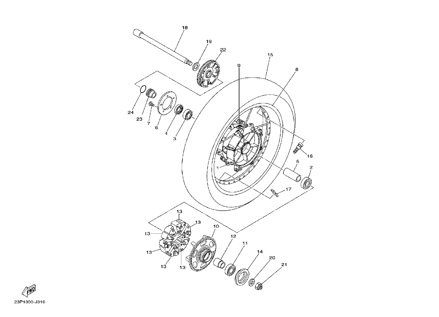 Billede til varegruppe REAR WHEELS