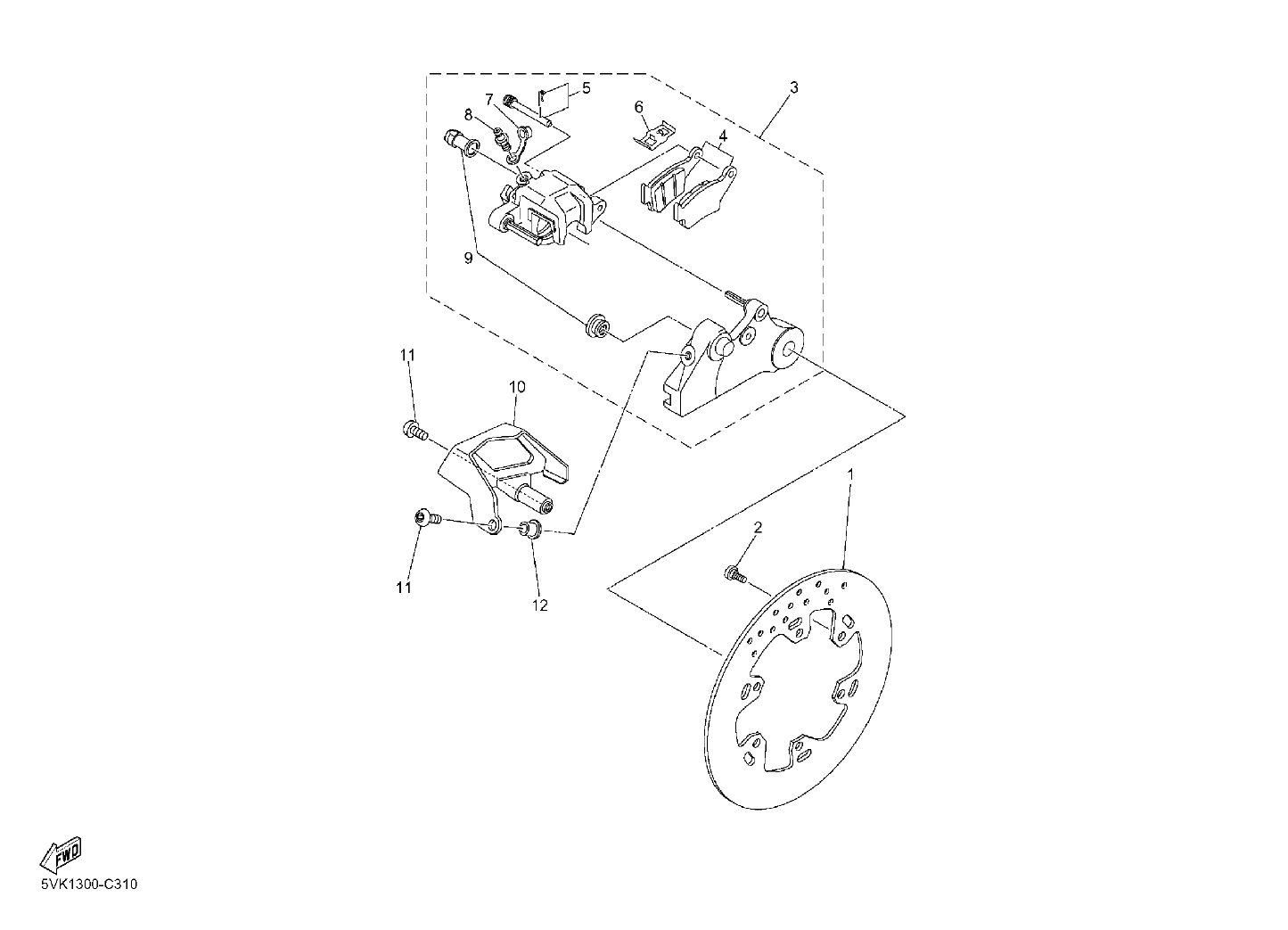 Picture for category TOMEN REAR BRAKES