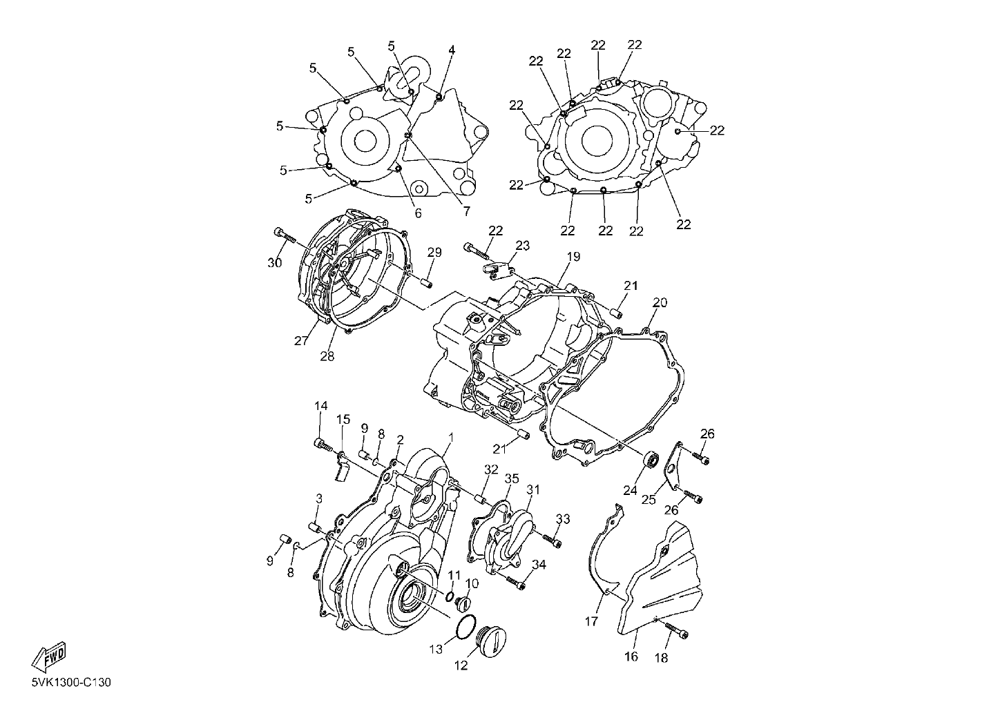Picture for category COVER CRANKCASE