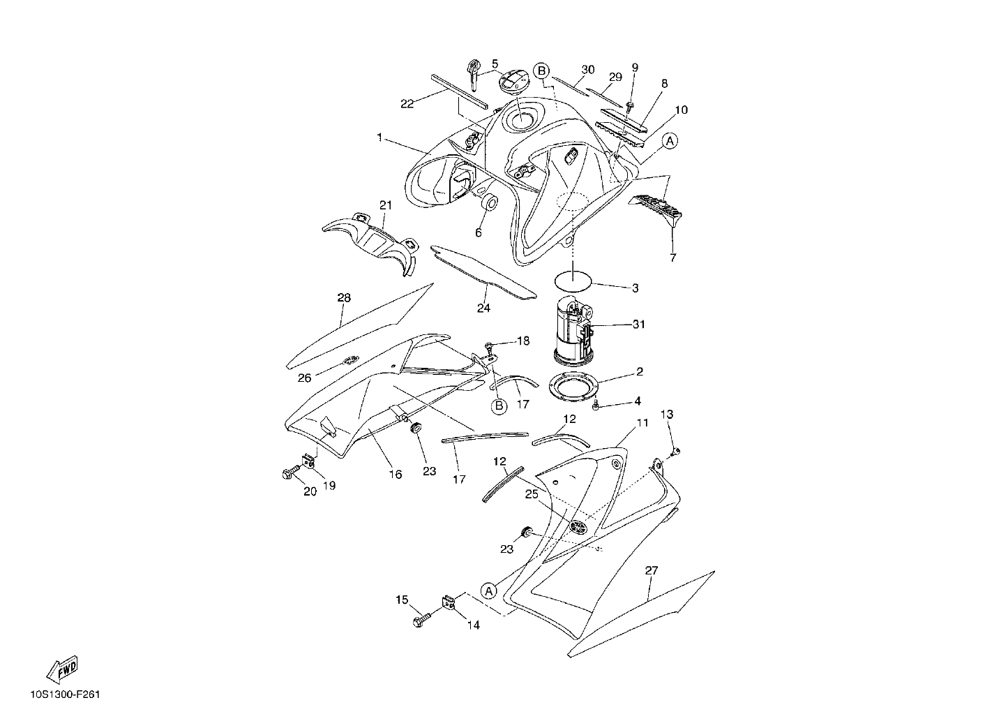 Picture for category GASOLINE TANK