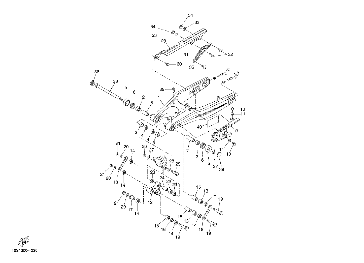 Picture for category REAR SWINGARM