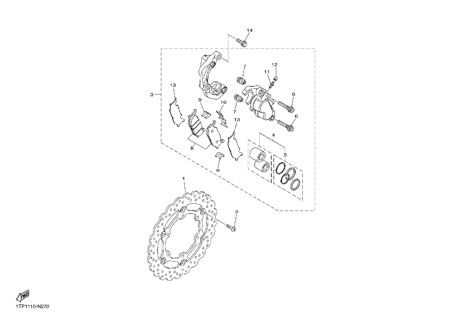 Picture for category TOMEN FRONT BRAKES