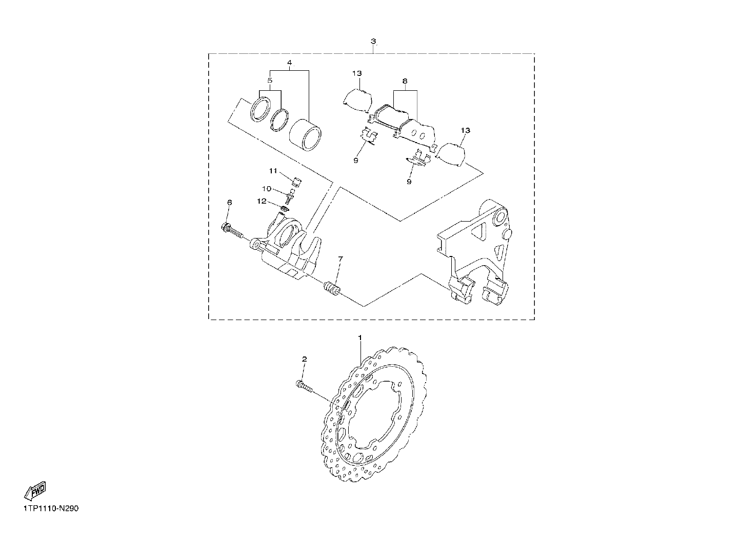Picture for category TOMEN REAR BRAKES