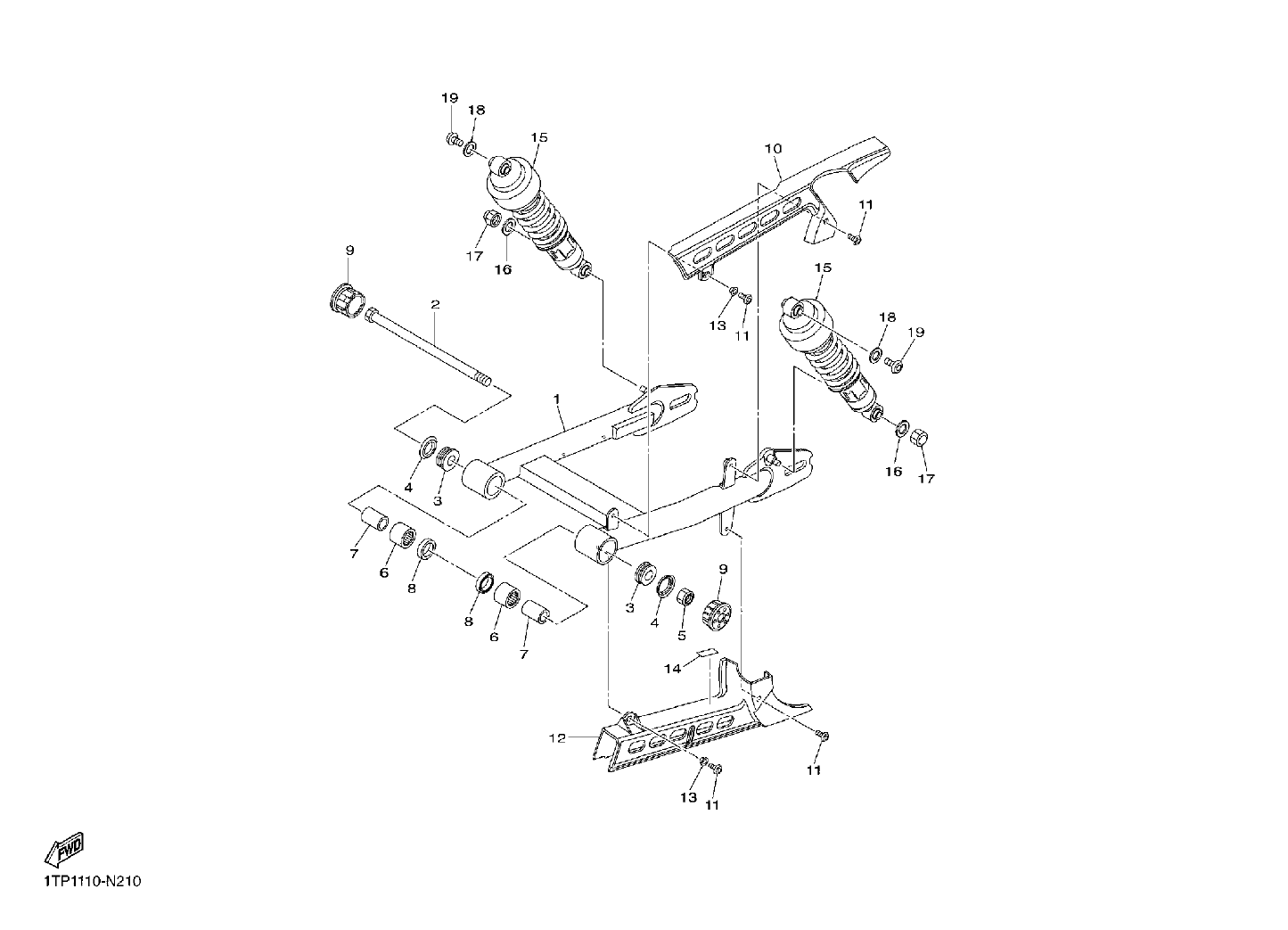 Picture for category REAR SWINGARM