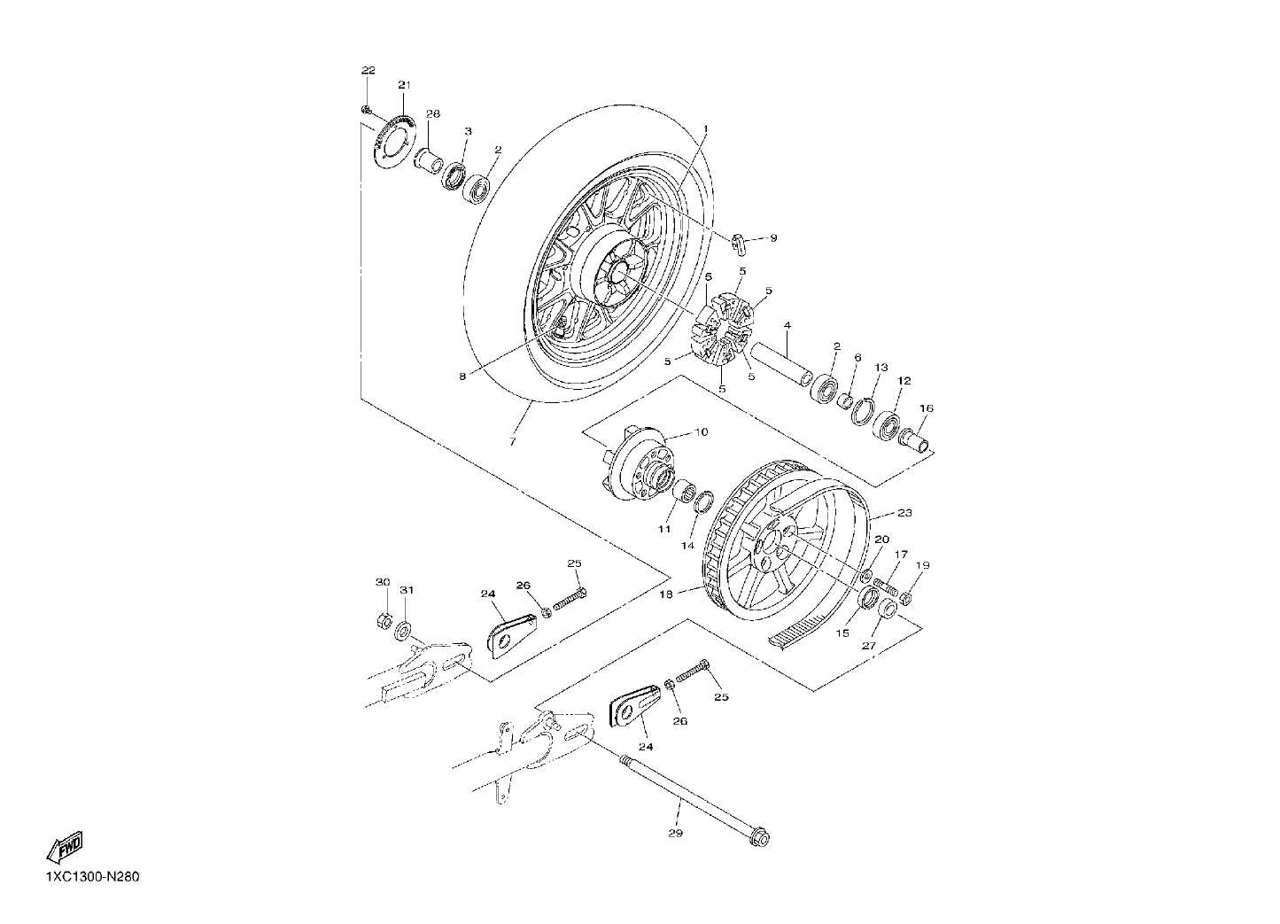 Billede til varegruppe REAR WHEELS