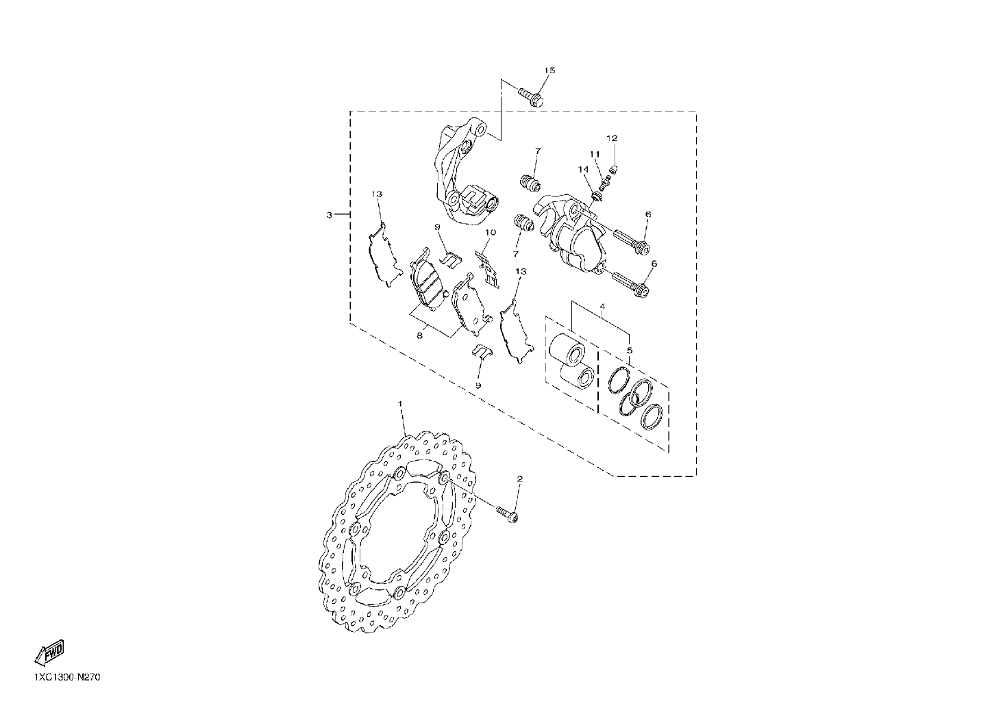 Billede til varegruppe TOMEN FRONT BRAKES