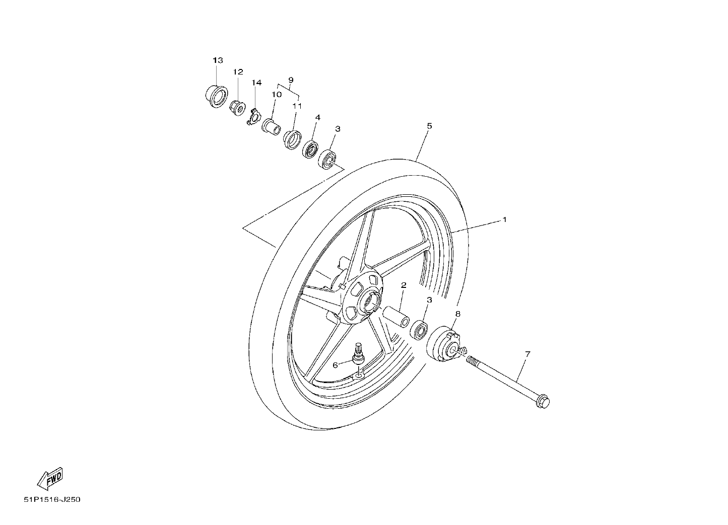 Billede til varegruppe FRONT WHEEL