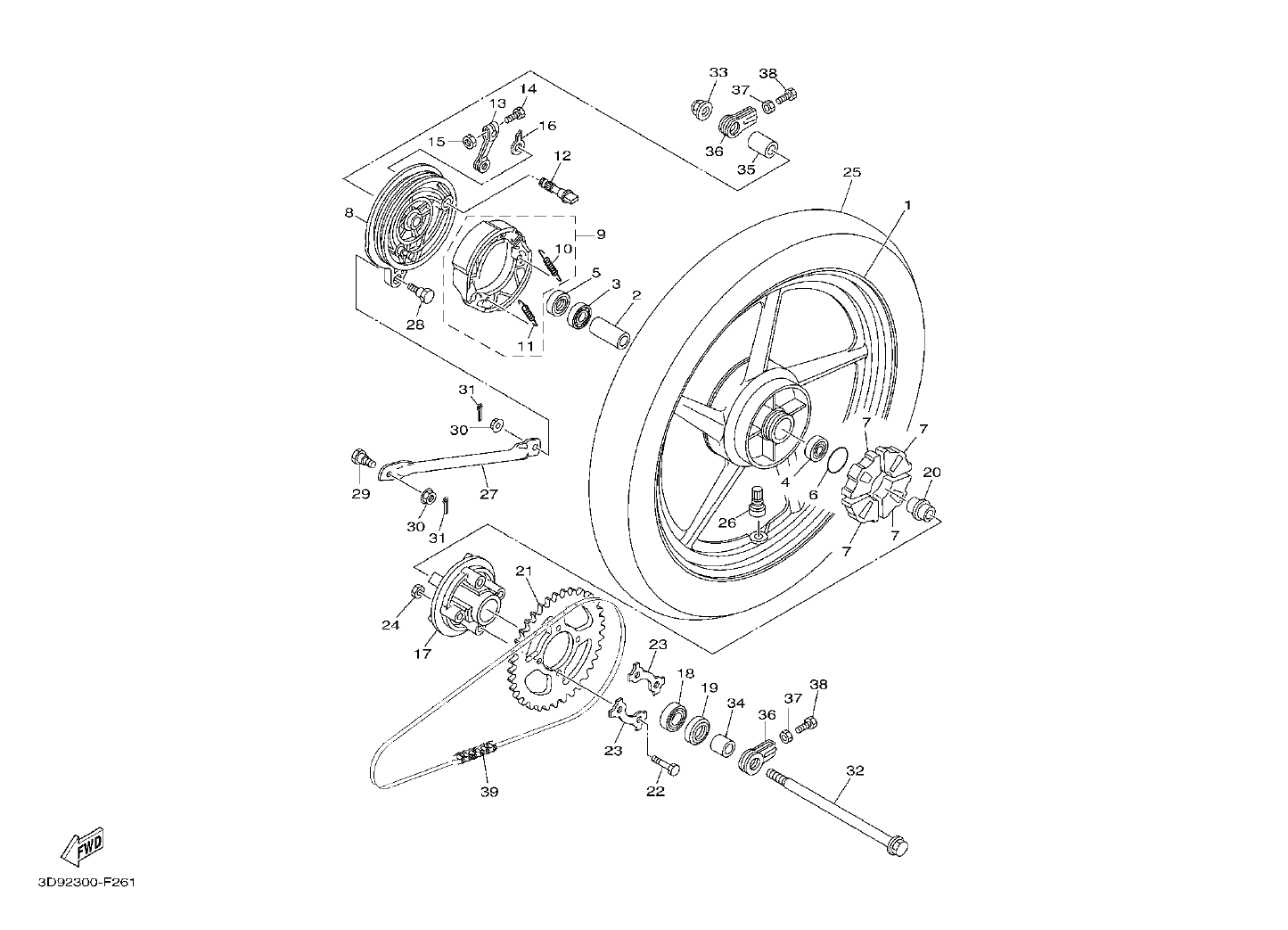 Billede til varegruppe REAR WHEELS