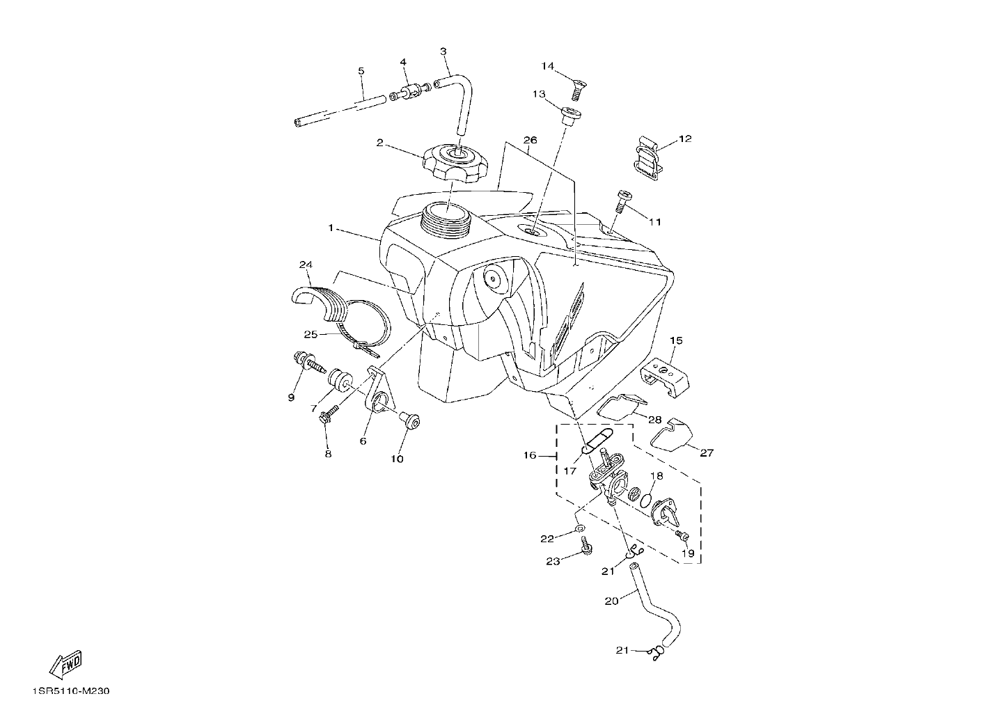 Billede til varegruppe GASOLINE TANK