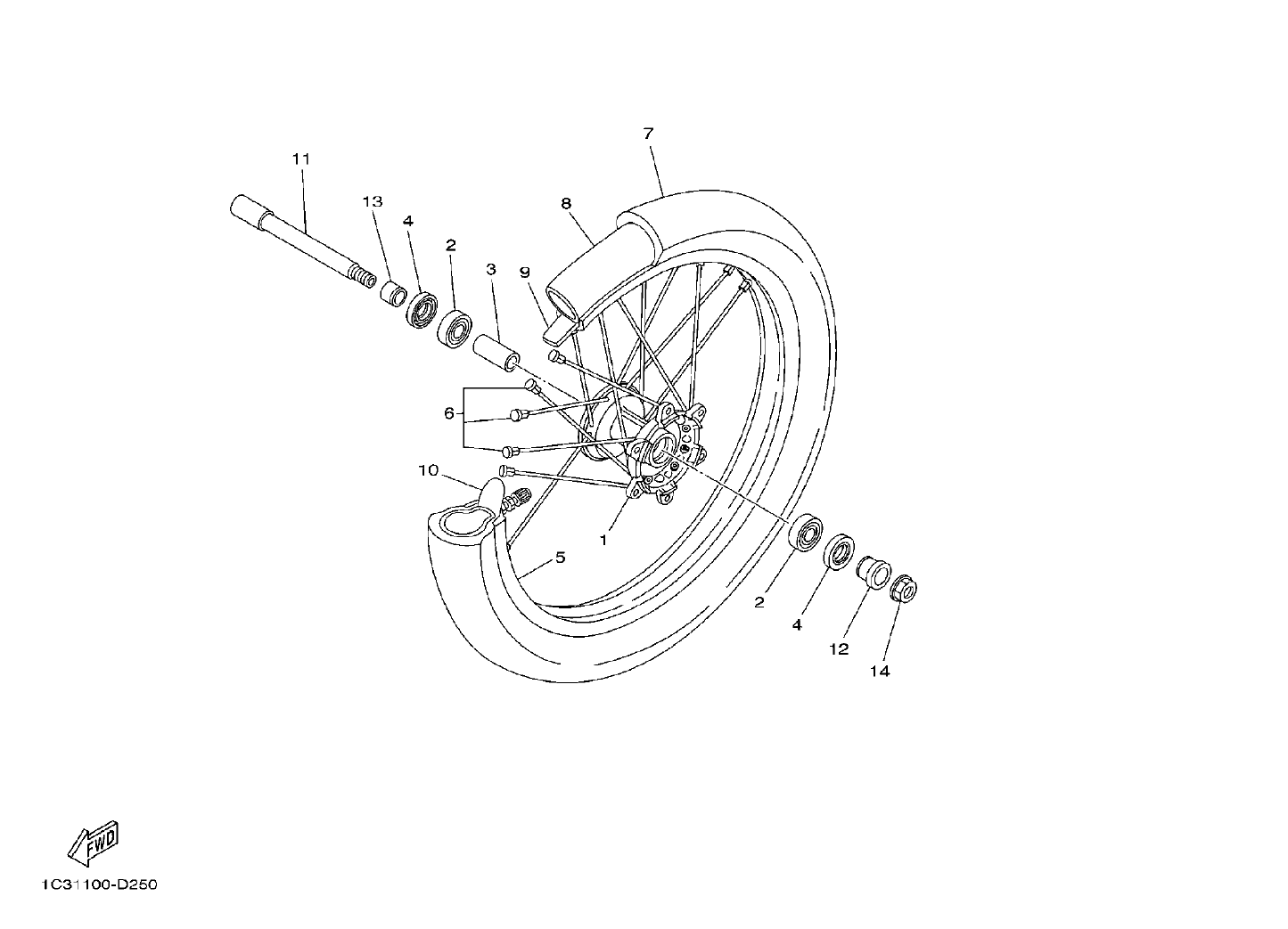 Billede til varegruppe FRONT WHEEL