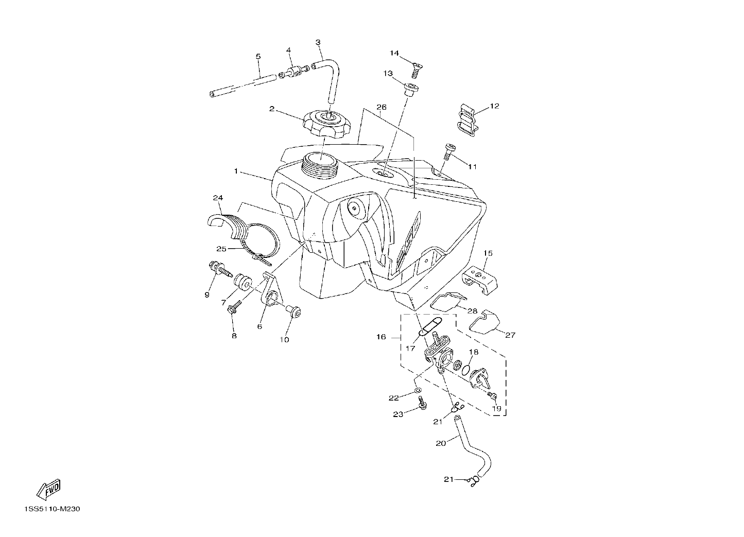 Billede til varegruppe GASOLINE TANK