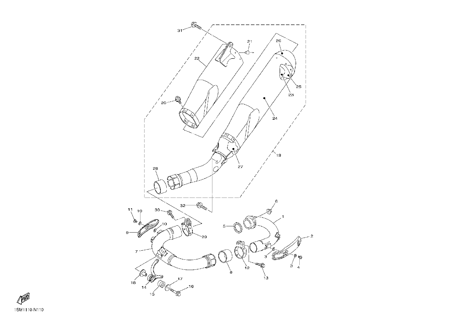 Billede til varegruppe EXHAUST SYSTEM