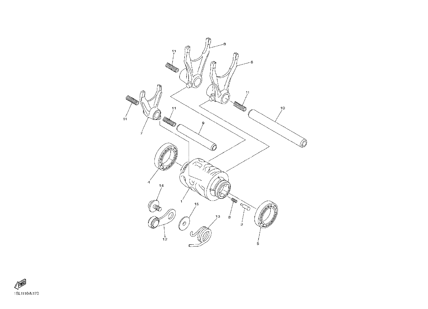Billede til varegruppe MECHANISM GEAR SELECTION - PROK