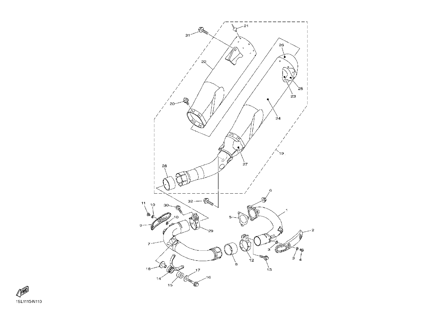 Billede til varegruppe EXHAUST SYSTEM