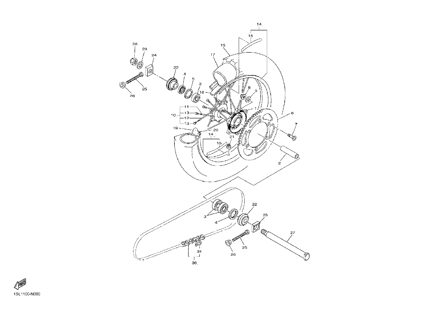 Billede til varegruppe REAR WHEELS