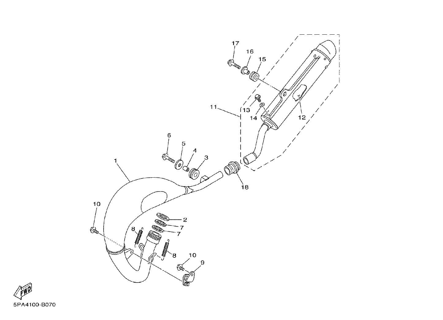 Billede til varegruppe EXHAUST SYSTEM